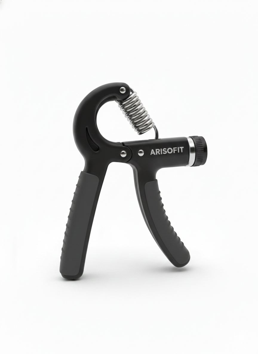 Adjustable Hand Gripper 5-60kg | Hand Grip Strengthener | Black