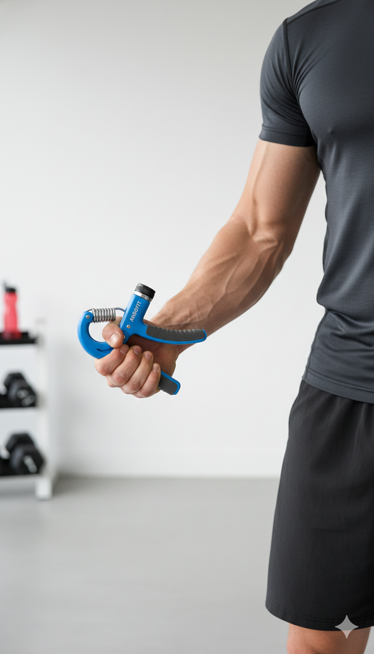 Adjustable Hand Gripper 5-60kg | Hand Grip Strengthener | Blue