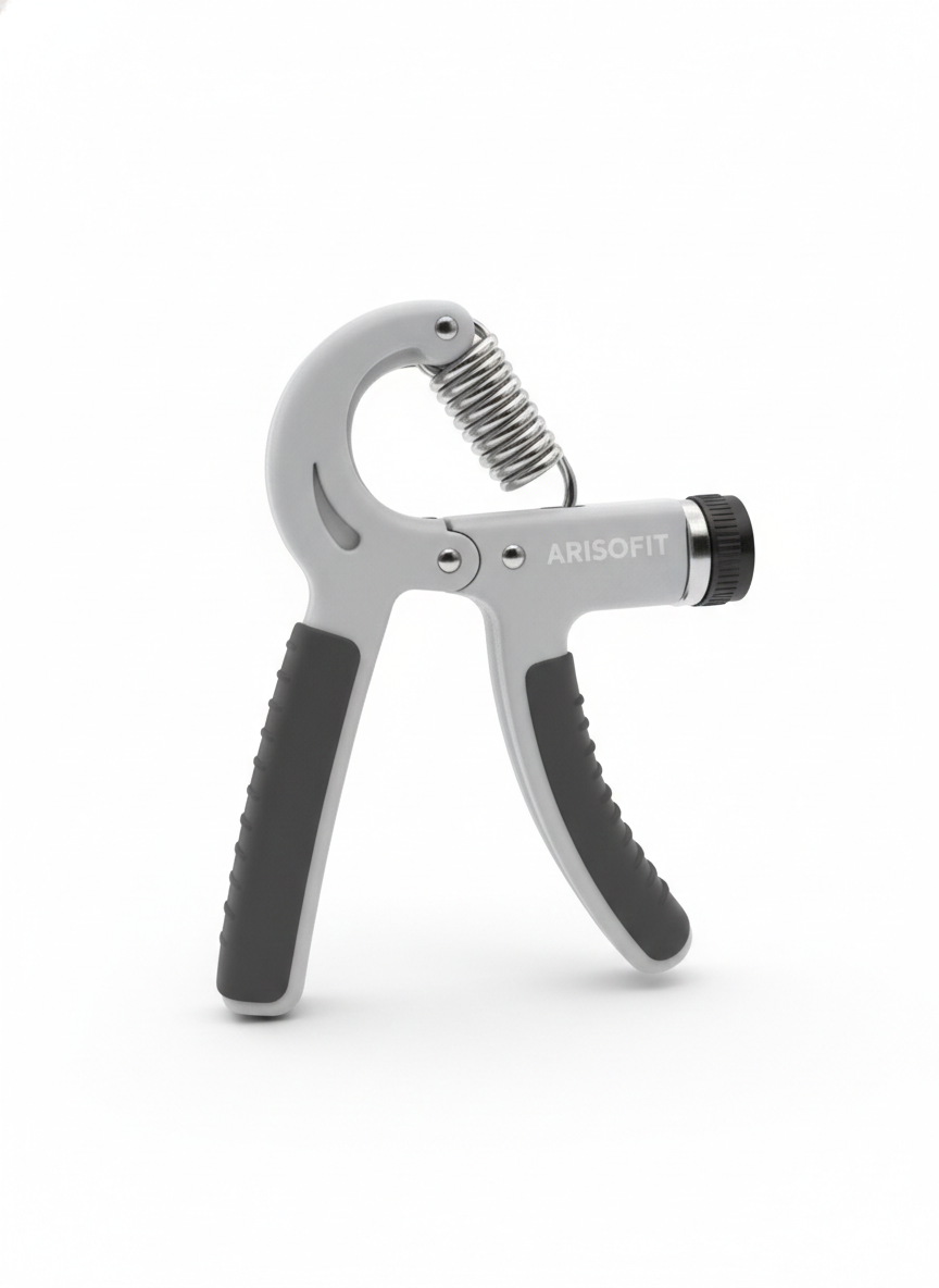 Adjustable Hand Gripper 5-60kg | Hand Grip Strengthener | Grey